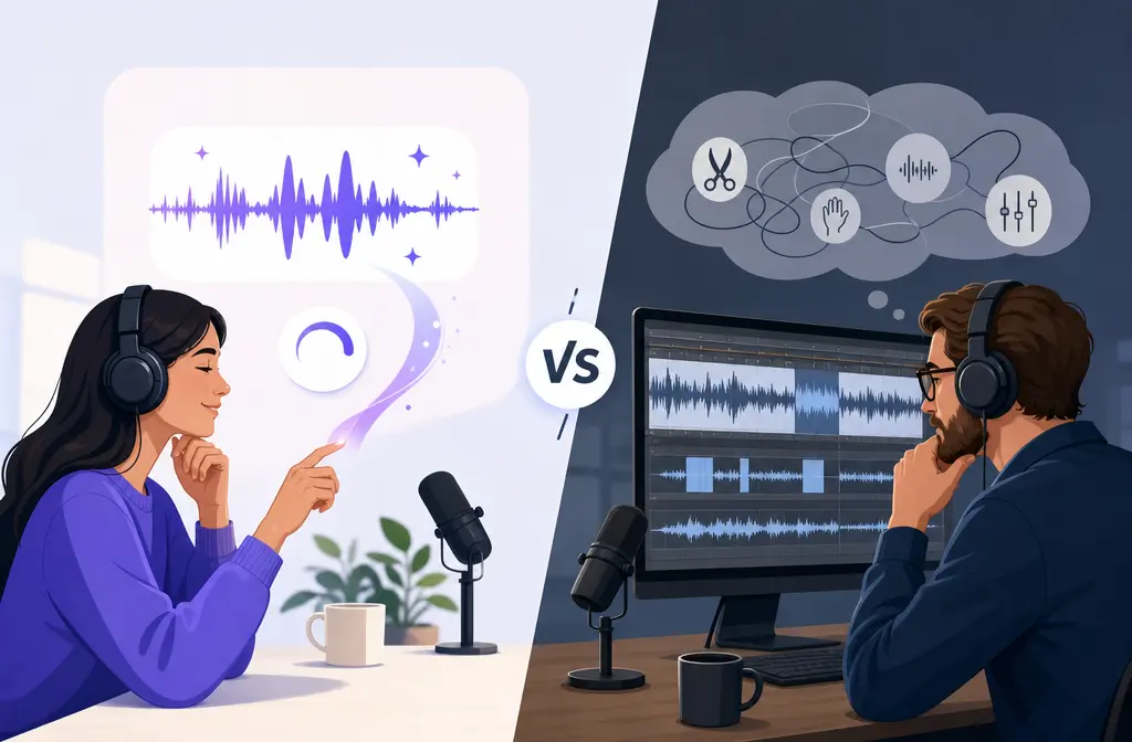 Adobe Podcast vs Audacity