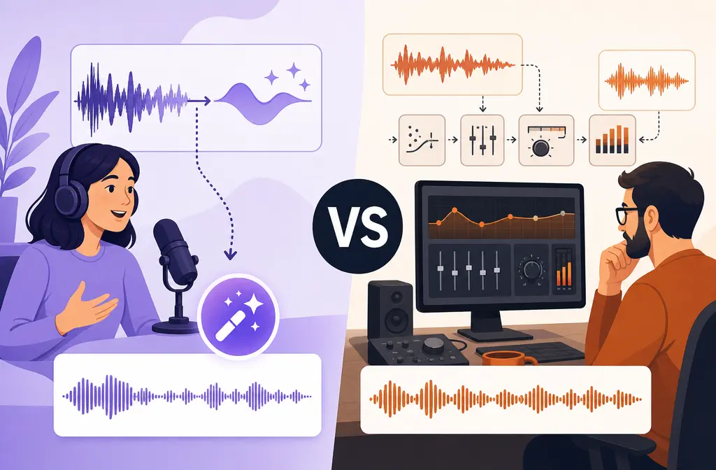Adobe Podcast vs Auphonic