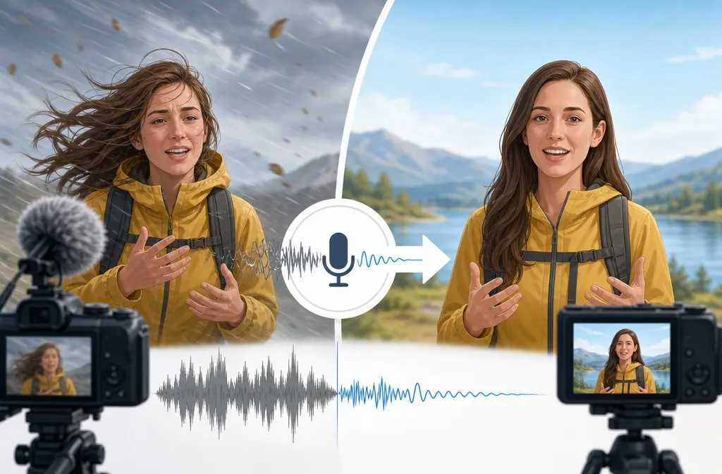 Remove Wind Noise from Video 2